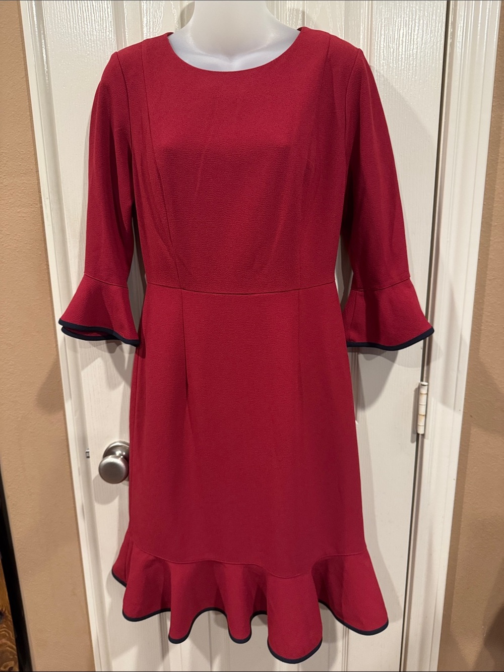 Nanette Lepore Red/burgundy Dress with Flair! 
Sz 4